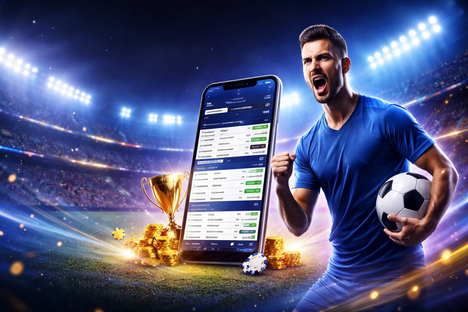 Các loại hình cá cược thể thao trên KV888 Android